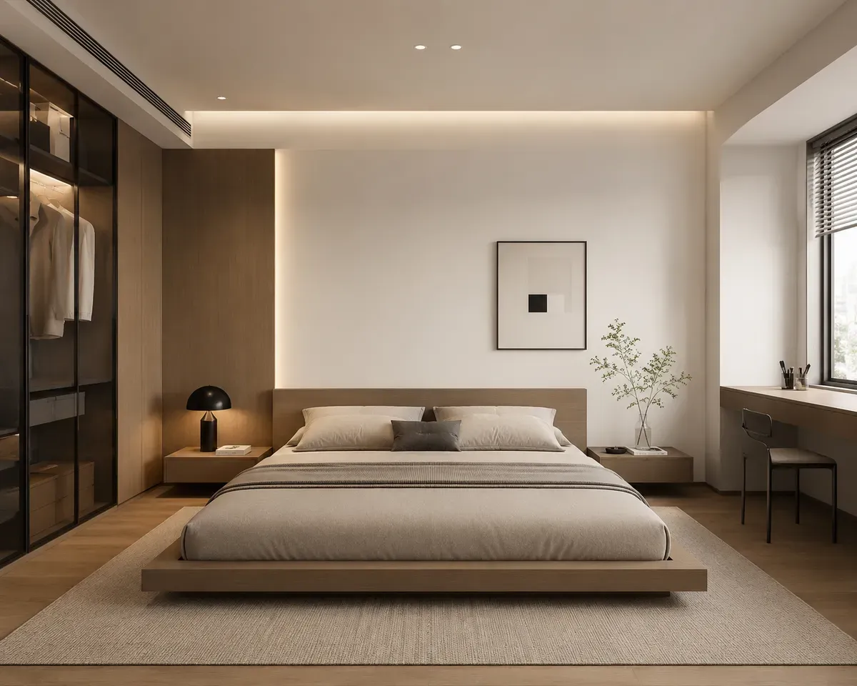 Giường ngủ hiện đại ưu tiên sự tối giản và tối ưu công năng sử dụng