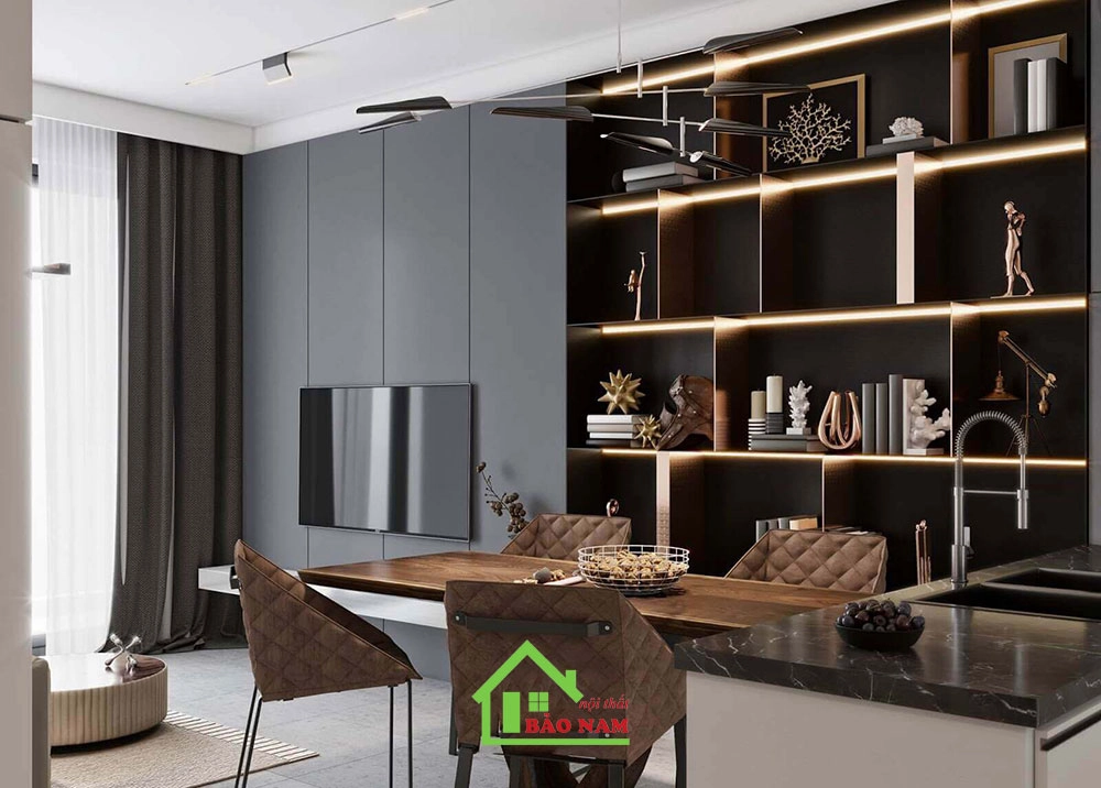 Nội thất phong cách Đương Đại tập trung vào sự đơn giản, hiện đại và trang nhã.