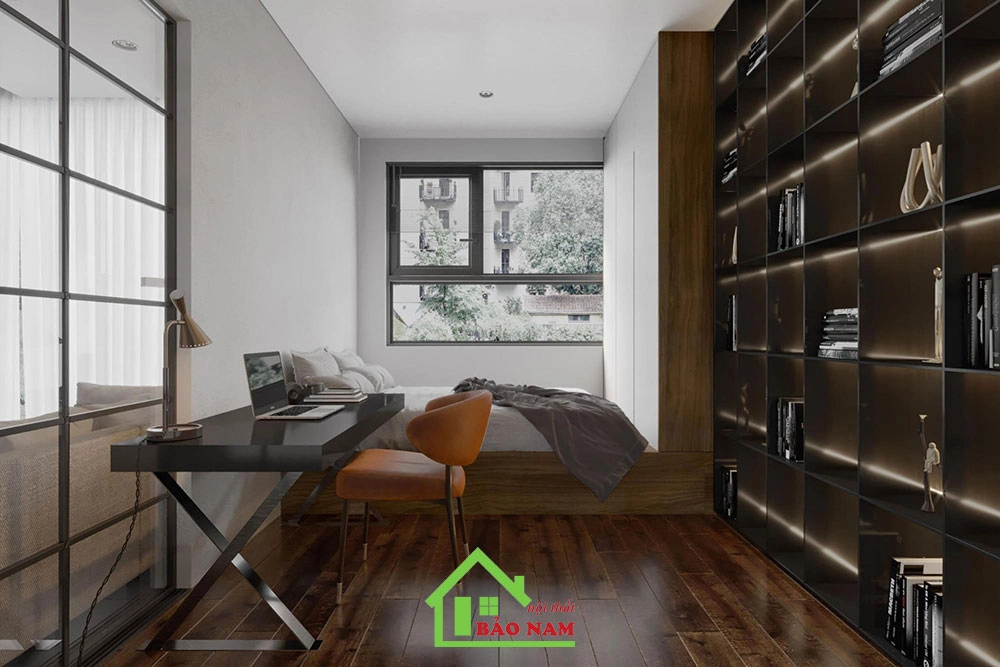 Thiết kế nội thất Đương Đại tận dụng ánh sáng tự nhiên và sử dụng màu sắc trung tính tạo các đường nét phá cách và không gian tươi mới