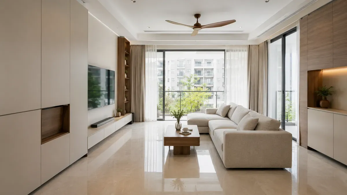 Phong cách nội thất tối giản tập trung vào sự cân bằng giữa công năng, ánh sáng và vẻ đẹp tinh tế.