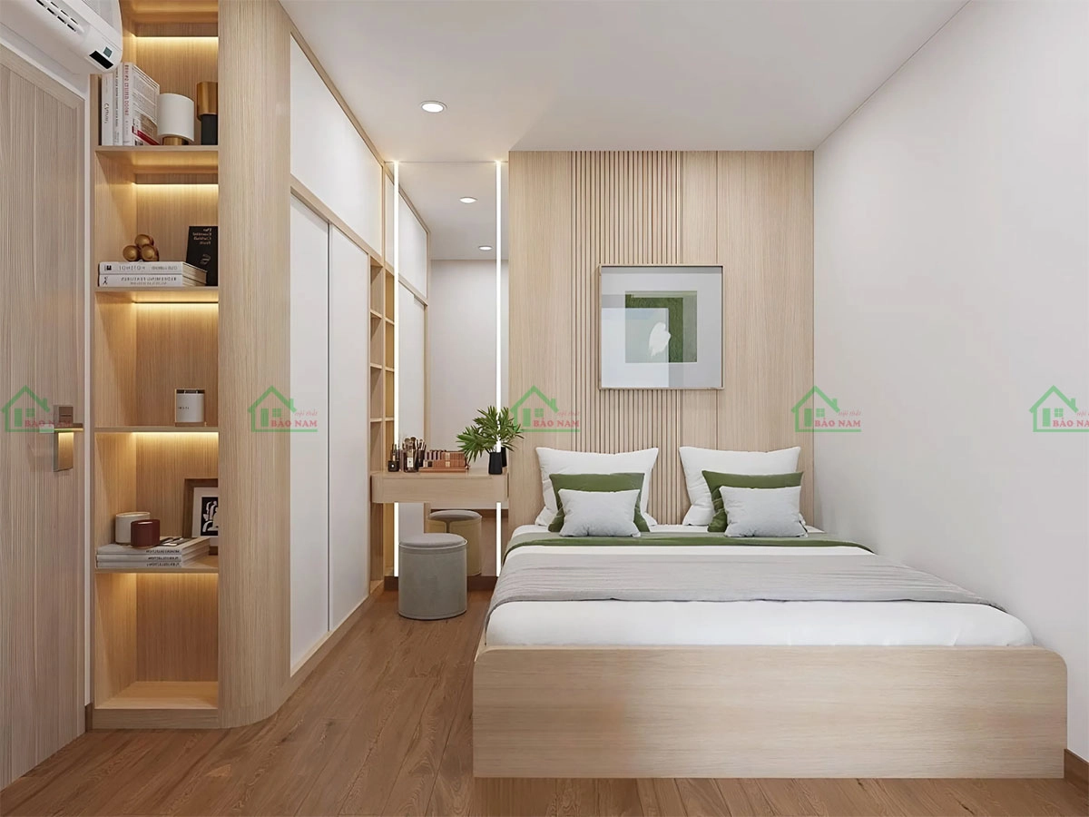 Thiết kế phòng ngủ phong cách Minimalist đơn giản, tối ưu hóa không gian