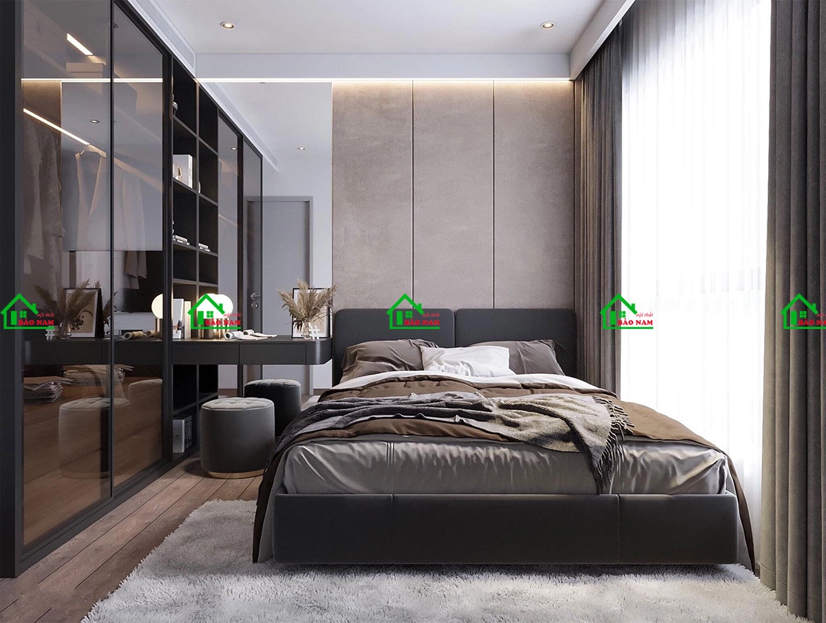 Thiết kế phòng ngủ hiện đại, ấn tượng