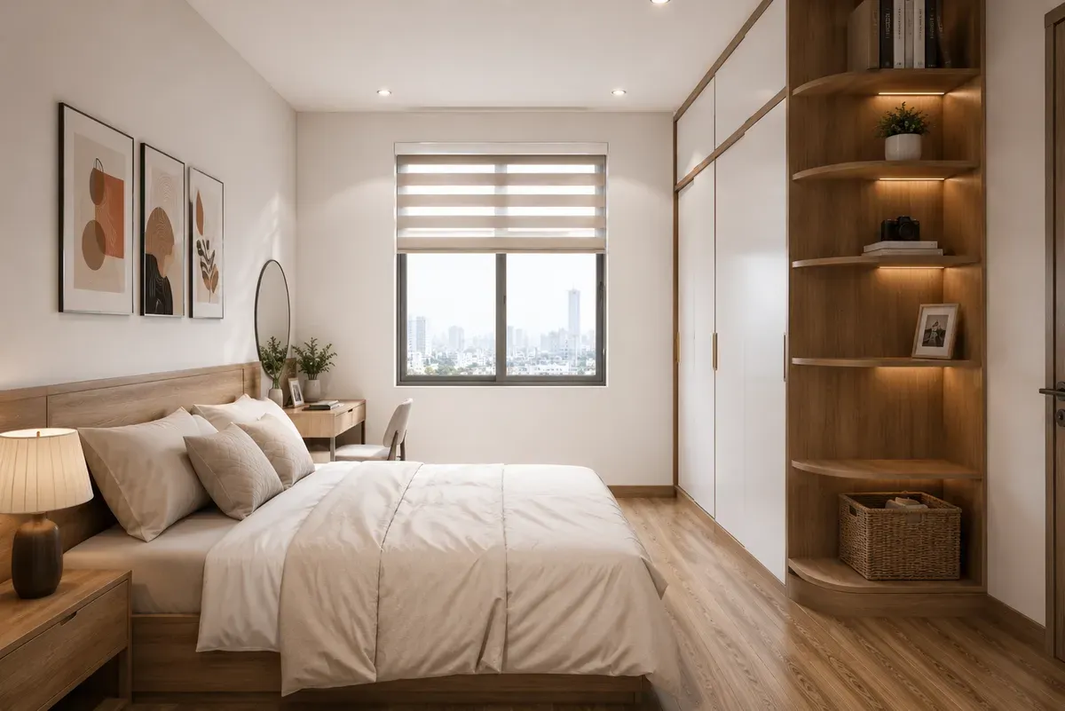 Lập kế hoạch đầu tư hợp lý giúp tối ưu ngân sách khi thiết kế phòng ngủ.