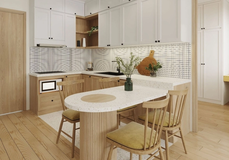                              Khám phá Sự Lãng Mạn của Phong Cách Vintage trong Căn Hộ 2 Phòng Ngủ