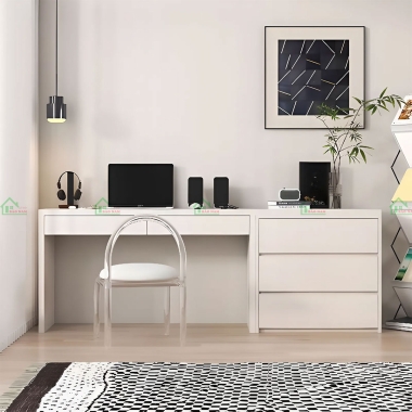 BÀN LÀM VIỆC GỖ CÔNG NGHIỆP MDF HIỆN ĐẠI TỐI GIẢN PLV23​​​​​​​