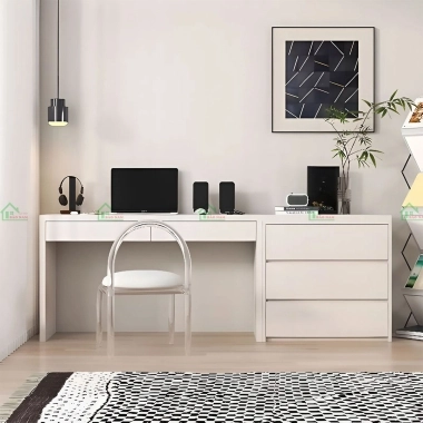 BÀN LÀM VIỆC GỖ CÔNG NGHIỆP MDF HIỆN ĐẠI TỐI GIẢN PLV23​​​​​​​