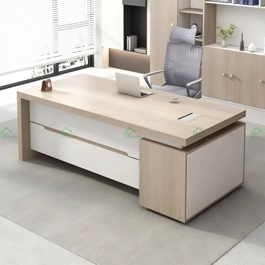 BÀN LÀM VIỆC VĂN PHÒNG GỖ CÔNG NGHIỆP HIỆN ĐẠI PLV15​​​​​​​