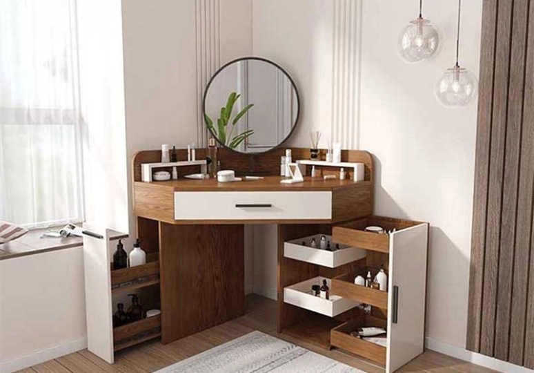                              Bàn Trang Điểm Treo Tường Không Gian Sáng Tạo Thuận Tiện, Thẩm Mỹ