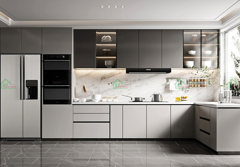 Báo Giá Tủ Bếp Gỗ MDF - Những Mẫu Tủ Bếp Gỗ Công Nghiệp Phổ Biến Nhất