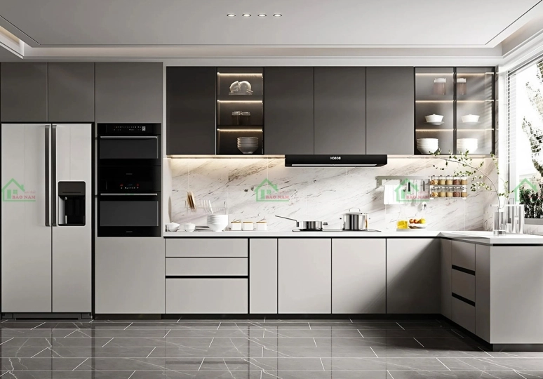                             Báo Giá Tủ Bếp Gỗ MDF - Những Mẫu Tủ Bếp Gỗ Công Nghiệp Phổ Biến Nhất
