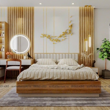 BỘ NỘI THẤT PHÒNG NGỦ ĐẸP PN48​​​​​​​