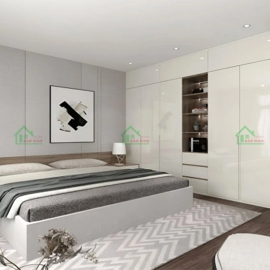 BỘ NỘI THẤT PHÒNG NGỦ GỖ CÔNG NGHIỆP MDF ĐẸP HIỆN ĐẠI PN46​​​​​​​