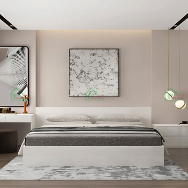 BỘ PHÒNG NGỦ GỖ CÔNG NGHIỆP MDF ĐẸP HIỆN ĐẠI PN47​​​​​​​