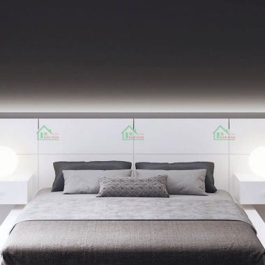 GIƯỜNG BỆT GỖ MDF HIỆN ĐẠI ĐẸP GN46