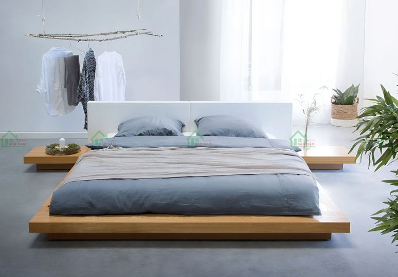                              Giường Gỗ Công Nghiệp MDF | Hiện Đại, Đẹp, Giá Rẻ Mẫu Mới Nhất Năm