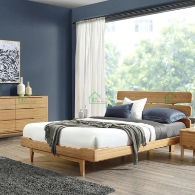 GIƯỜNG GỖ TỰ NHIÊN CAO CẤP GTN25​​​​​​​