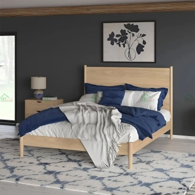 GIƯỜNG GỖ TỰ NHIÊN ĐẸP GTN27​​​​​​​