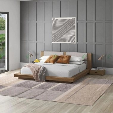 GIƯỜNG NGỦ GỖ CÔNG NGHIỆP ĐẸP GN40​​​​​​​