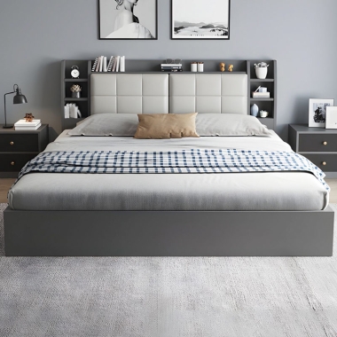 GIƯỜNG NGỦ GỖ CÔNG NGHIỆP HIỆN ĐẠI GN21