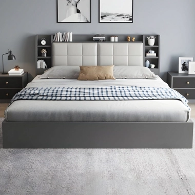 GIƯỜNG NGỦ GỖ CÔNG NGHIỆP HIỆN ĐẠI GN21​​​​​​​