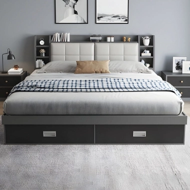 GIƯỜNG NGỦ GỖ CÔNG NGHIỆP HIỆN ĐẠI GN22​​​​​​​