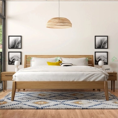 GIƯỜNG NGỦ GỖ TỰ NHIÊN CAO CẤP GTN24​​​​​​​