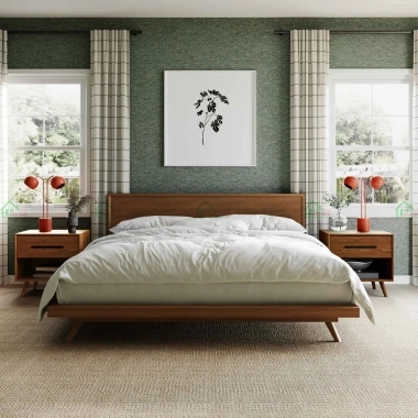 GIƯỜNG NGỦ GỖ TỰ NHIÊN ĐẸP GTN28​​​​​​​