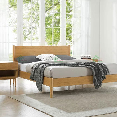 GIƯỜNG NGỦ GỖ TỰ NHIÊN ĐẸP HIỆN ĐẠI GTN22