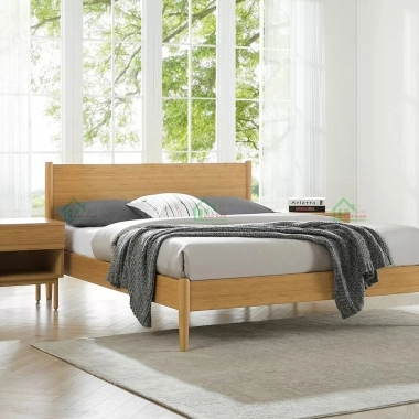 GIƯỜNG NGỦ GỖ TỰ NHIÊN ĐẸP HIỆN ĐẠI GTN22​​​​​​​