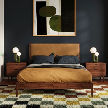 GIƯỜNG NGỦ GỖ TỰ NHIÊN GTN33​​​​​​​