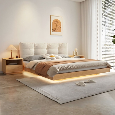 GIƯỜNG NGỦ GỖ TỰ NHIÊN HIỆN ĐẠI GTN4​​​​​​​