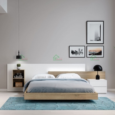 MẪU GIƯỜNG NGỦ GỖ CÔNG NGHIỆP ĐẸP HIỆN ĐẠI GN31