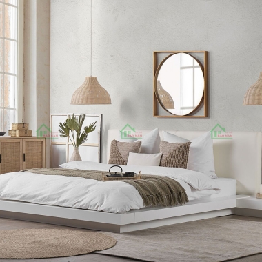 MẪU GIƯỜNG NGỦ GỖ MDF KIỂU NHẬT ĐẸP HIỆN ĐẠI GN30