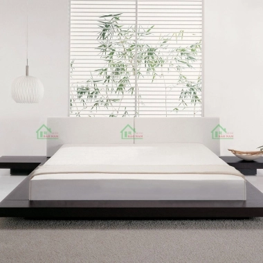 MẪU GIƯỜNG NGỦ GỖ TỰ NHIÊN ĐẸP KIỂU NHẬT GTN09​​​​​​​