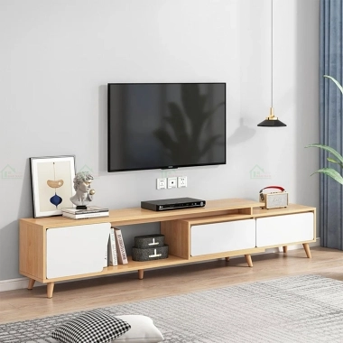 MẪU KỆ TIVI PHÒNG KHÁCH GỖ CÔNG NGHIỆP MDF HIỆN ĐẠI ĐẸP PK32​​​​​​​