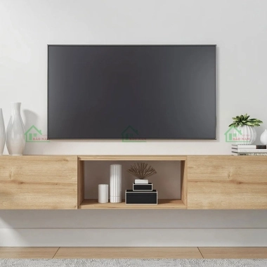 MẪU KỆ TIVI TREO TƯỜNG GỖ CÔNG NGHIỆP AN CƯỜNG ĐẸP HIỆN ĐẠI PK33​​​​​​​
