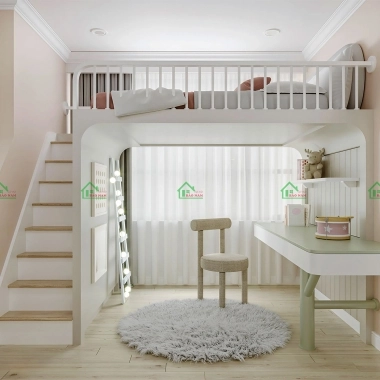 MẪU PHÒNG NGỦ GIƯỜNG TẦNG HIỆN ĐẠI CHO BÉ PB22​​​​​​​