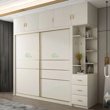 MẪU TỦ QUẦN ÁO CỬA LÙA ĐẸP TAL22​​​​​​​
