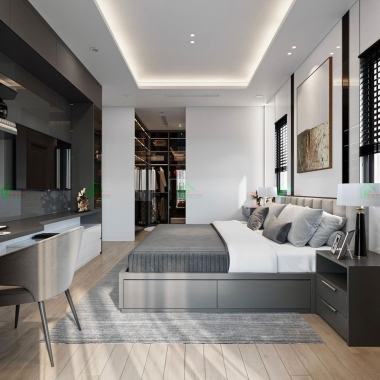 NỘI THẤT PHÒNG NGỦ ĐẸP HIỆN ĐẠI PN37​​​​​​​