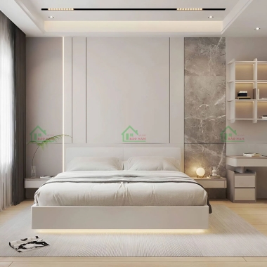 NỘI THẤT PHÒNG NGỦ GỖ CÔNG NGHIỆP HIỆN ĐẠI PN57​​​​​​​