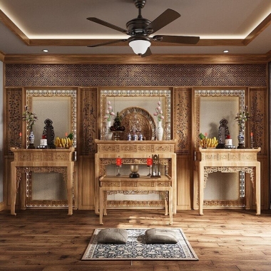 NỘI THẤT PHÒNG THỜ PT02​​​​​​​