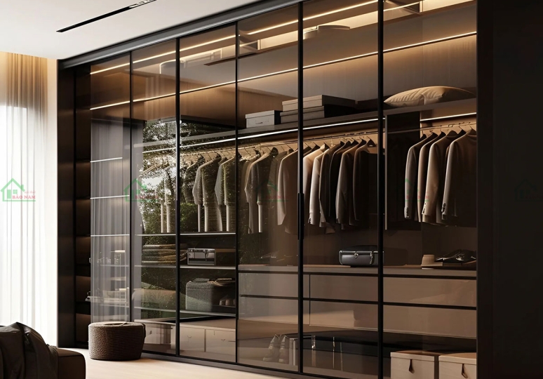 Báo Giá Thi Công Tủ Áo Cánh Kính Đẹp Trọn Gói, Giá Gốc Tại Xưởng Tại TPHCM