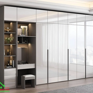 TỦ QUẦN ÁO ACRYLIC BÓNG GƯƠNG HIỆN ĐẠI TAR08​​​​​​​