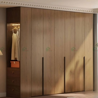 TỦ QUẦN ÁO GỖ TỰ NHIÊN SỒI GIÁ RẺ TATN39​​​​​​​