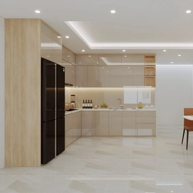 TỦ BẾP ACRYLIC TBA01