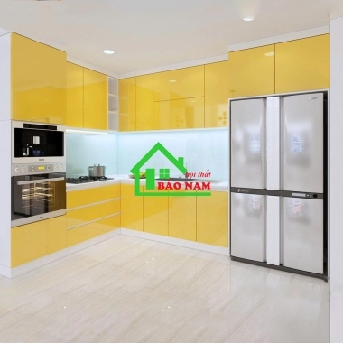 TỦ BẾP ACRYLIC AN CƯỜNG CAO CẤP TBA25​​​​​​​