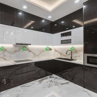 TỦ BẾP ACRYLIC AN CƯỜNG ĐẸP HIỆN ĐẠI TBA43