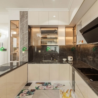 TỦ BẾP ACRYLIC AN CƯỜNG ĐẸP HIỆN ĐẠI TBA50