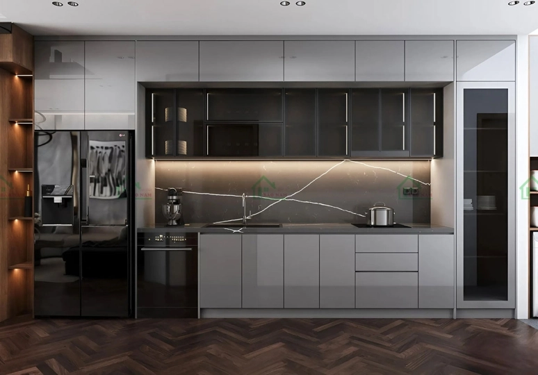                              Mẫu Tủ Bếp Acrylic Đẹp - Xu Hướng Màu Sắc Tủ Bếp Acrylic Cuối Năm 2024