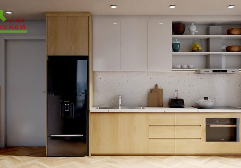 20+ Mẫu Tủ Bếp Chữ I Tạo Sự Tiện Nghi Cho Góc Bếp Hiện Đại